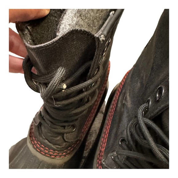 Sorel Men's 1964 Premium T CVS Boot Black/Sail Red 8 - Picture 3 of 9